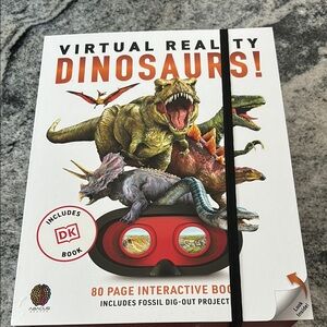 Virtual Reality Dinosaurs Interactive Book Set New in box